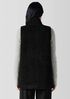 Fine Wool Alpaca Stand Collar Vest
