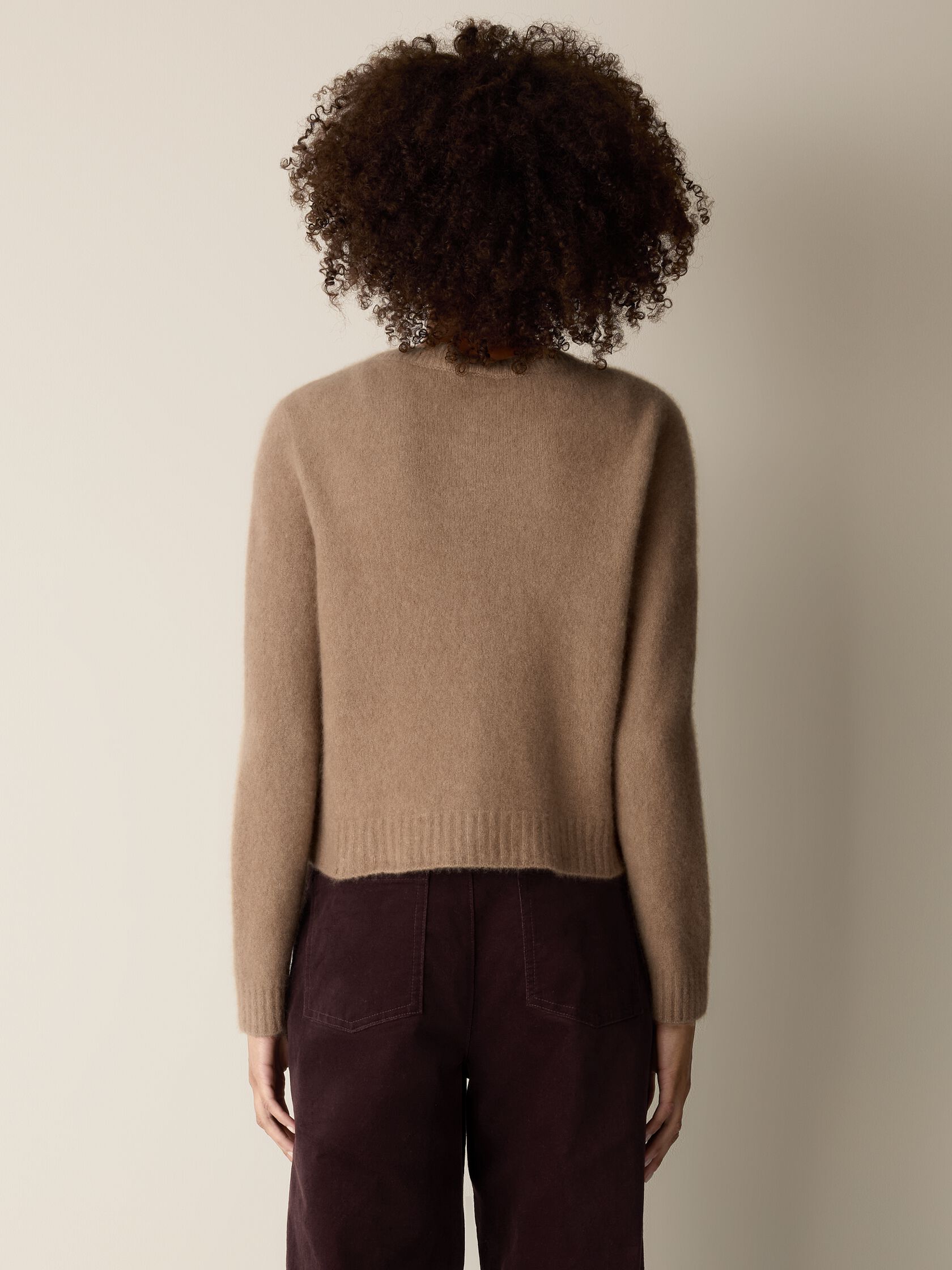 Cashmere Silk Bliss Crew Neck Cardigan