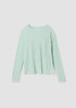 Organic Linen Jersey Crew Neck Top