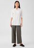 Washable Stretch Crepe Wide-Leg Pant