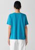 Organic Cotton Slubby Jersey V-Neck Tee