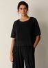 Organic Linen Cotton Round Neck Top