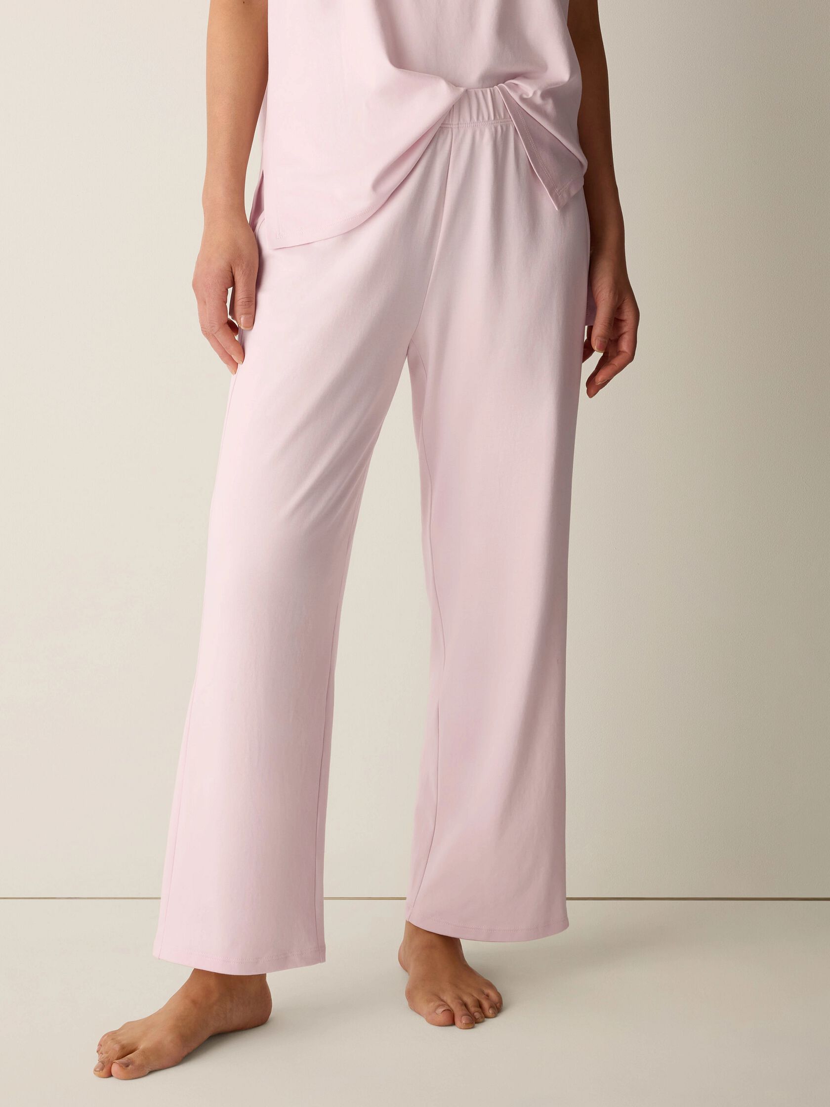 Organic Cotton Interlock Straight Sleep Pant