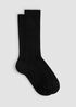 Ribbed Knit Trouser Sock