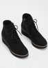 Crew Felted Lace-Up Bootie