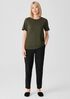 Organic Pima Cotton Jersey Round Neck Tee