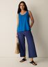Organic Linen Jersey Scoop Neck Tank