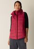 Eggshell Recycled Nylon Stand Collar Vest