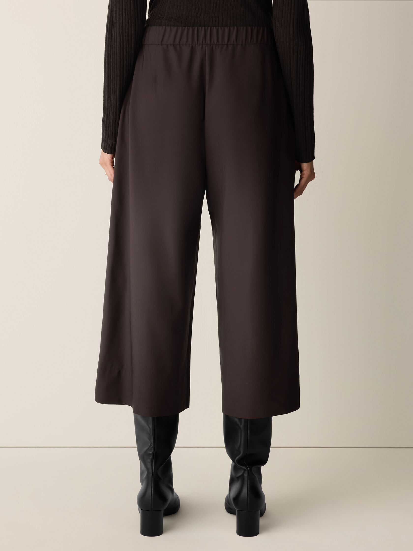 Seasonless Wool Pleated Culotte