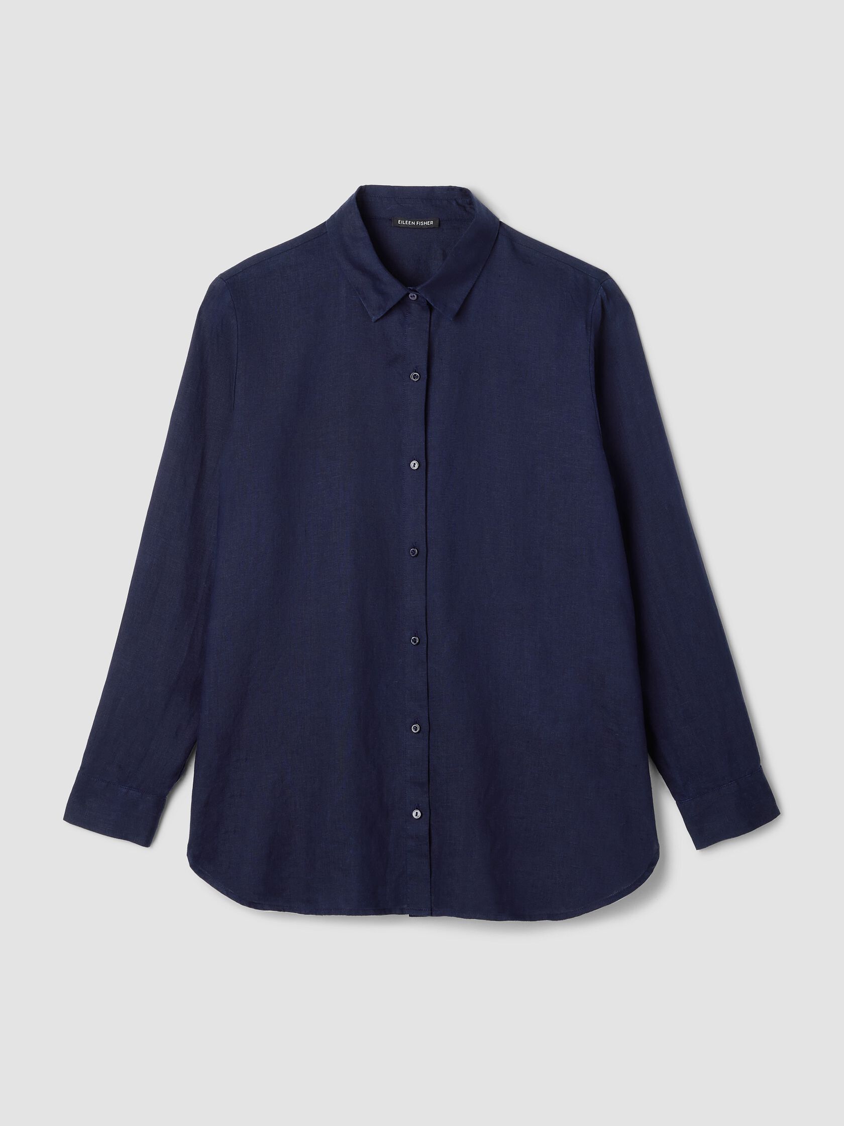 Organic Handkerchief Linen Classic Collar Shirt