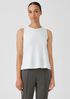 Washable Flex Ponte Round Neck Tank