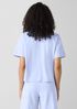 Organic Cotton Interlock Notch Collar Sleep Shirt