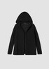 Organic Cotton Linen Slub Hooded Cardigan