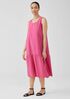 Washed Organic Cotton Poplin Tiered Dress