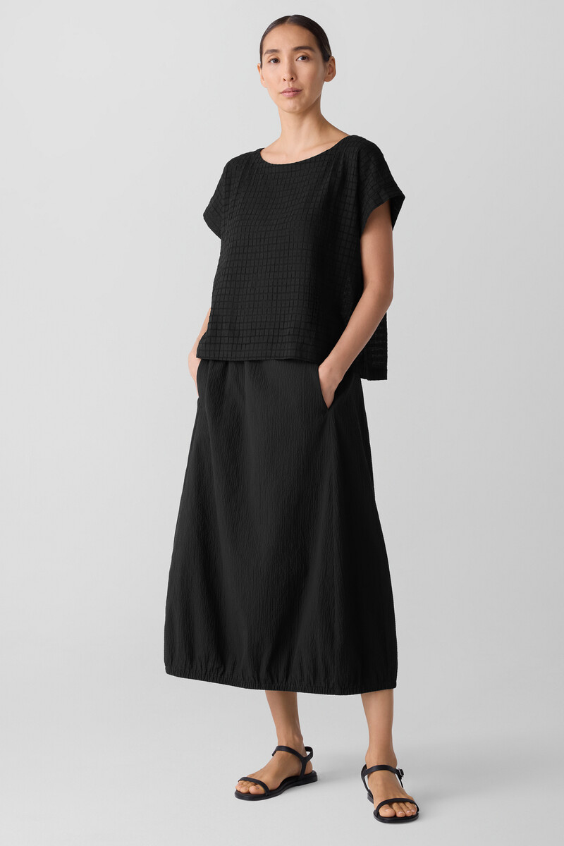 Organic Cotton Voile Box Square Top Organic Cotton Voile Box Square Top