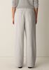 Slubby Organic Cotton Linen Full-Length Straight Pant