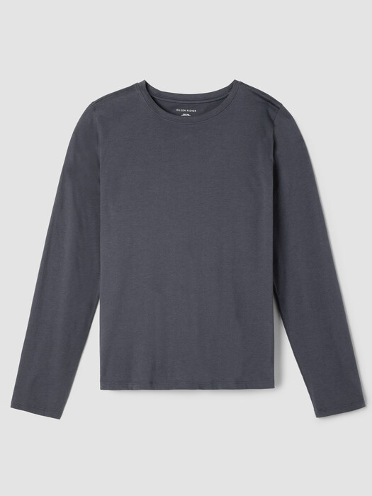 Organic Pima Cotton Jersey Long-Sleeve Tee