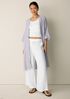 Striped Organic Cotton Gauze Caftan