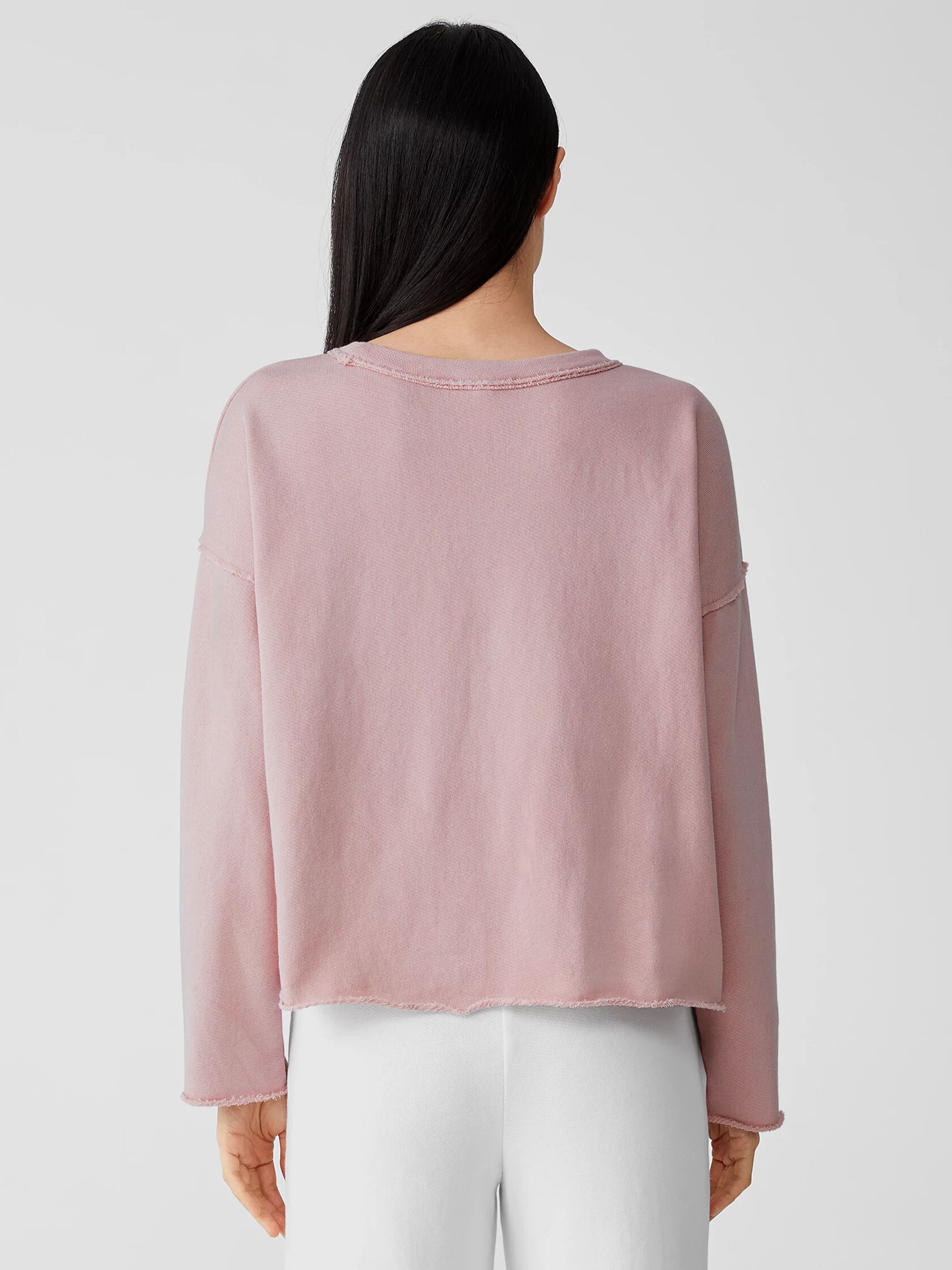 Lightweight Organic Cotton Terry Box-Top