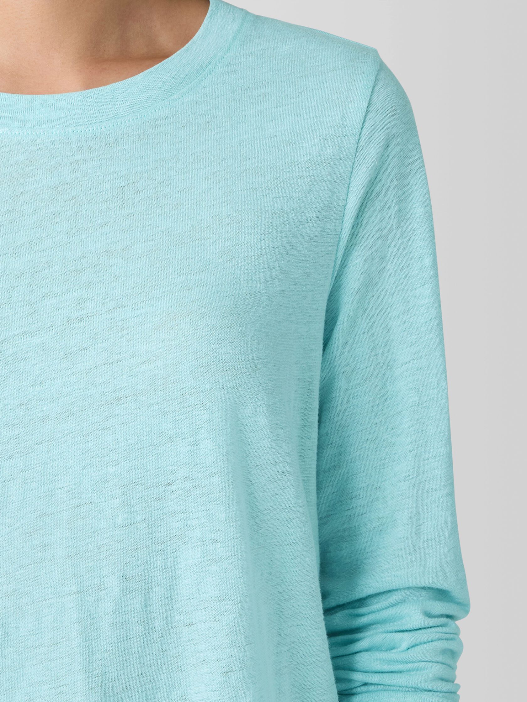 Organic Linen Jersey Long-Sleeve Tee