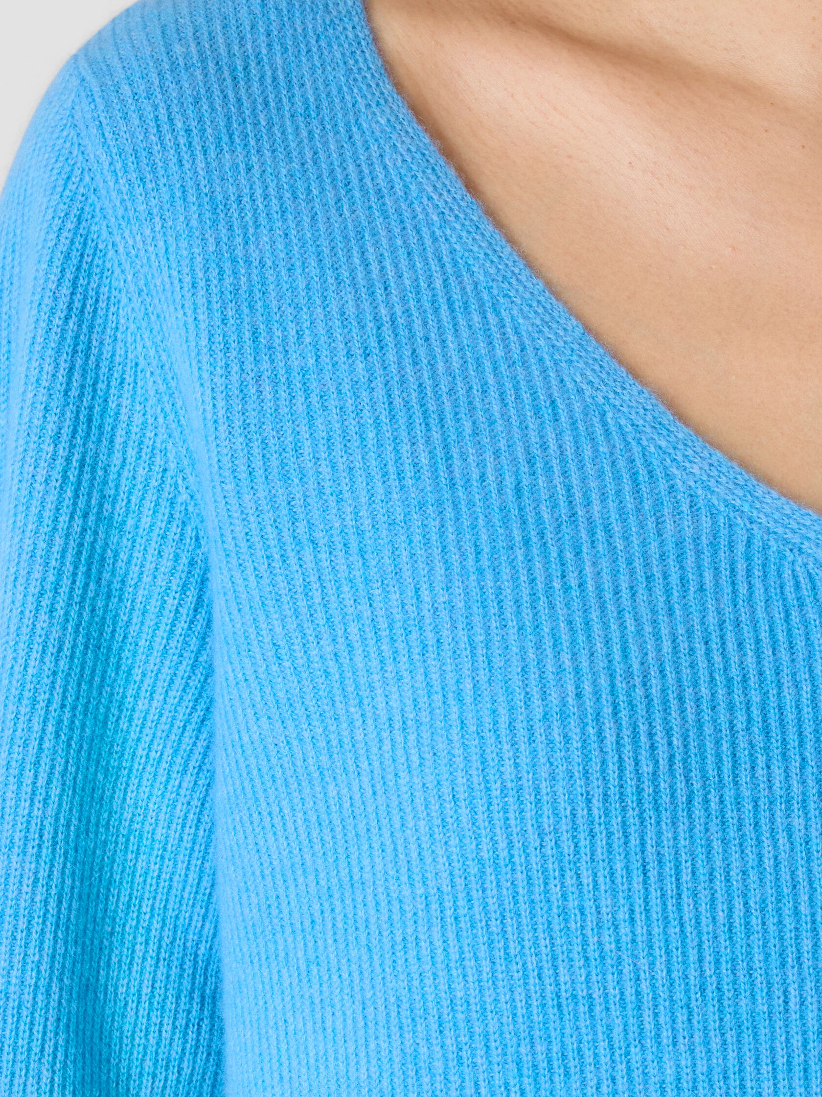 Italian Cashmere V-Neck Top