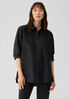 Washed Organic Cotton Poplin Classic Collar Shirt