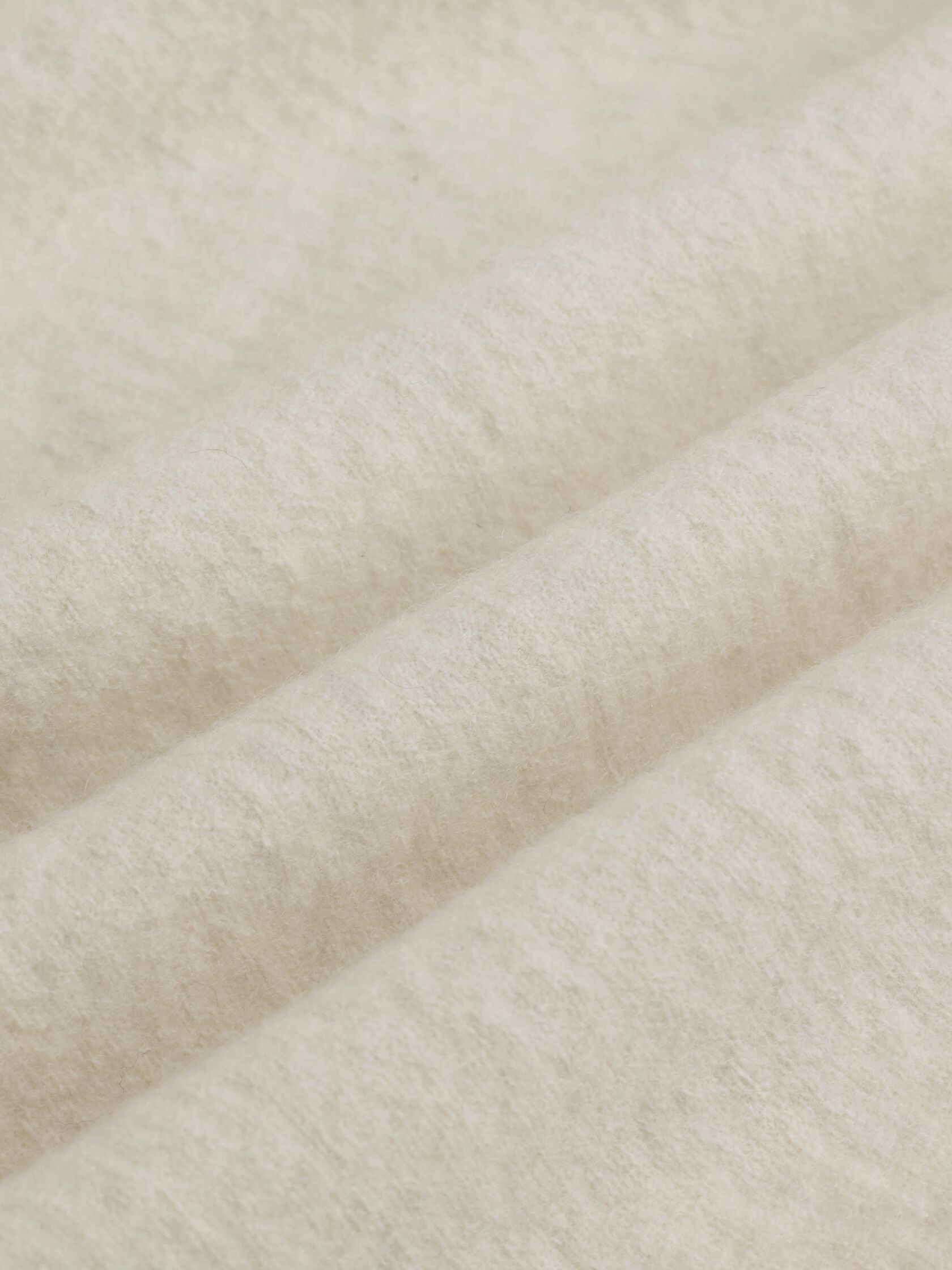 Fine Felted Wool Hooded Cardigan in Regenerative Wool