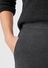 Organic Cotton Melange Crepe High-Waisted Pant