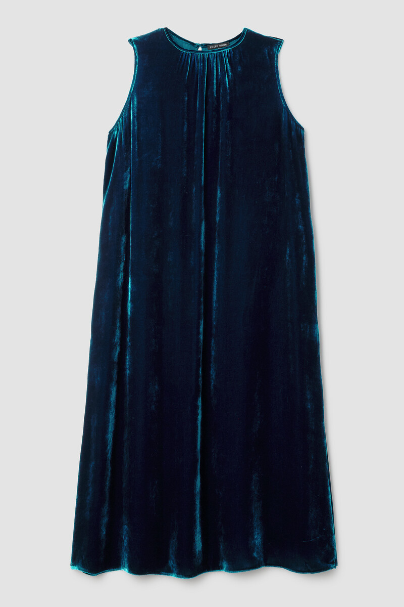 Velvet Round Neck Dress Velvet Round Neck Dress