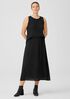 Accordion Silk Jacquard Skirt