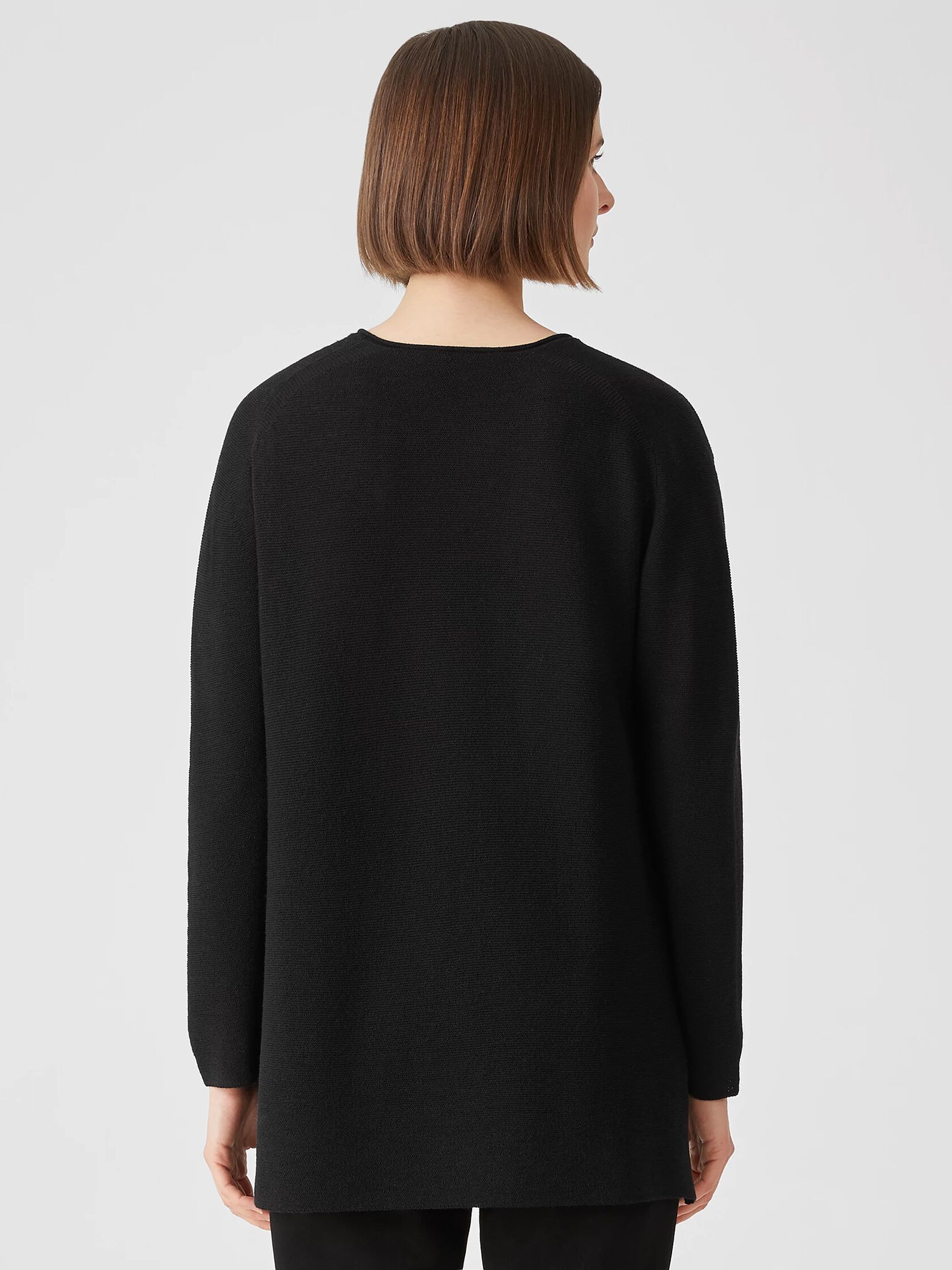 Washable Wool Stitch Top in Regenerative Wool