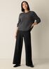 Cashmere Silk Boucle Bliss Crew Neck Top