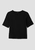 Bubble Jacquard Crew Neck Top