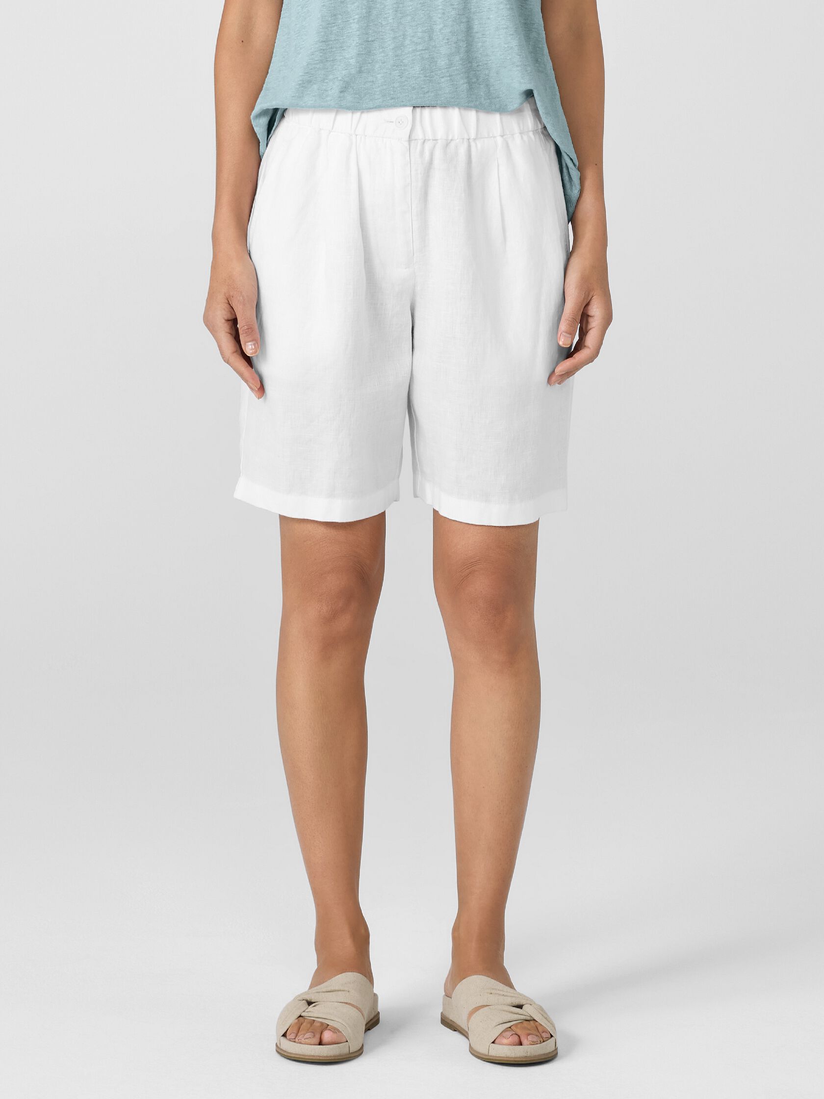 Organic Linen Shorts