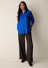 Silk Twill Classic Collar Shirt