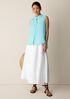 Organic Handkerchief Linen Sleeveless Shirt