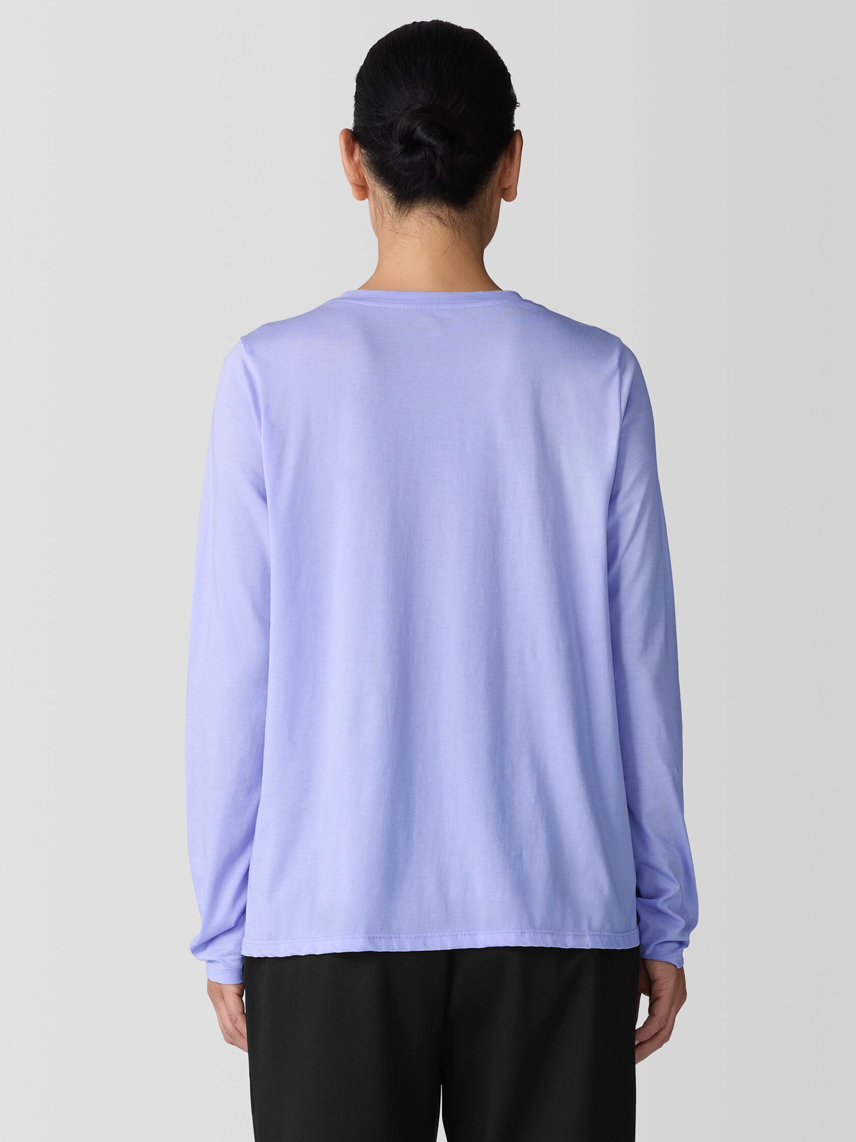 Organic Pima Cotton Jersey Long-Sleeve Tee
