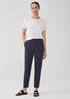 Pima Cotton Stretch Jersey Tapered Pant