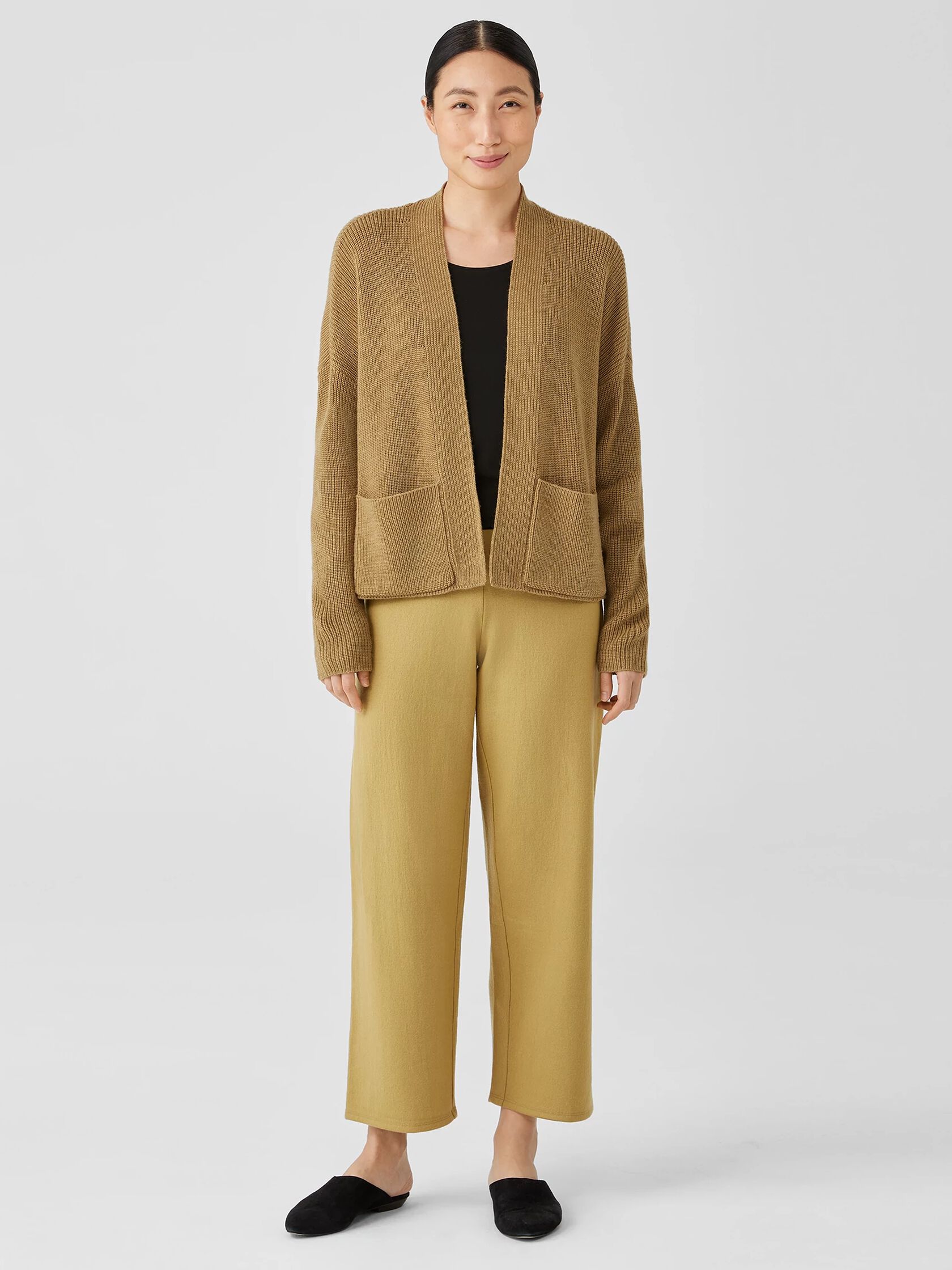 Merino Cardigan in Responsible Wool