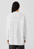 Organic Handkerchief Linen Mandarin Collar Shirt