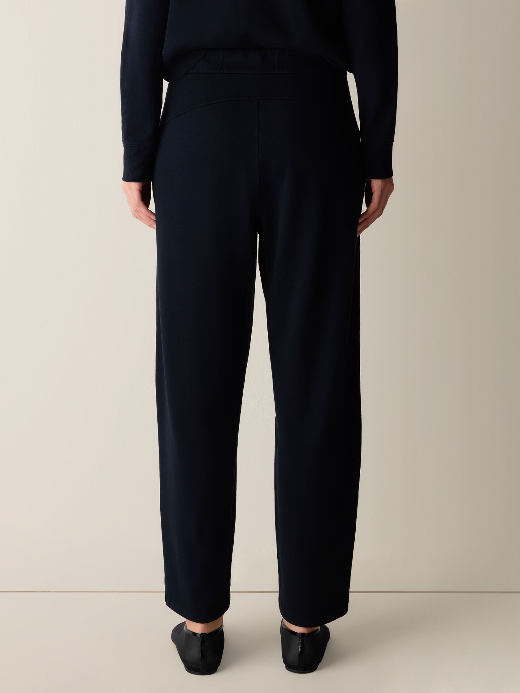Garment-Dyed Organic Cotton Terry Arch Pant