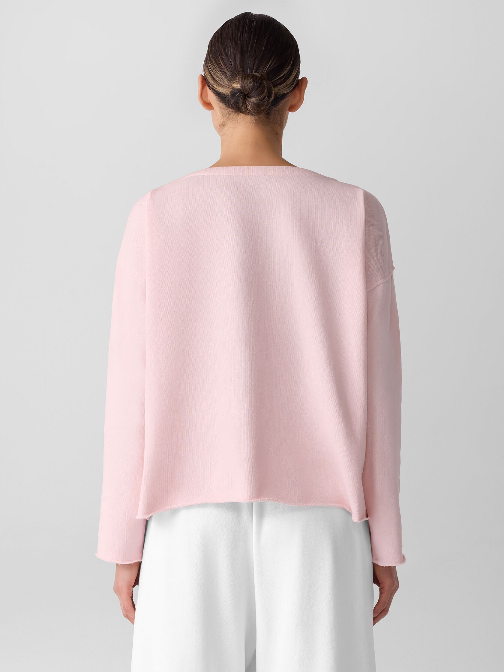 Lightweight Organic Cotton Terry Box-Top