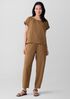 Organic Cotton Ripple Lantern Pant