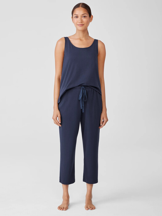 Cozy Organic Cotton Interlock Slouchy Pant