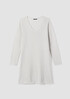 Peruvian Organic Cotton Crepe V-Neck Long Top