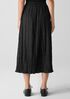 Crushed Silk Flared Skirt