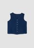 Renew Organic Linen V-Neck Vest, L