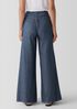 Airy Organic Cotton Twill Wide Trouser Pant