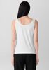 Stretch Silk Jersey Scoop Neck Tank