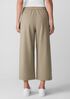 Pima Cotton Stretch Jersey Wide-Leg Pant